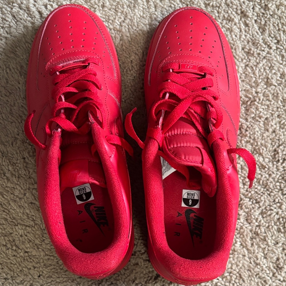 Nike Bold Red Air Sneakers